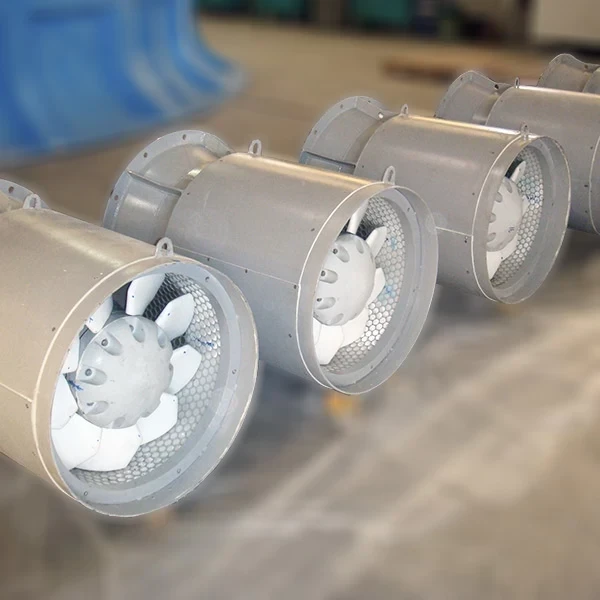 Ventiladores FanTR para Geradores Elétricos de Grande Porte e Turbinas Tipo Bulbo