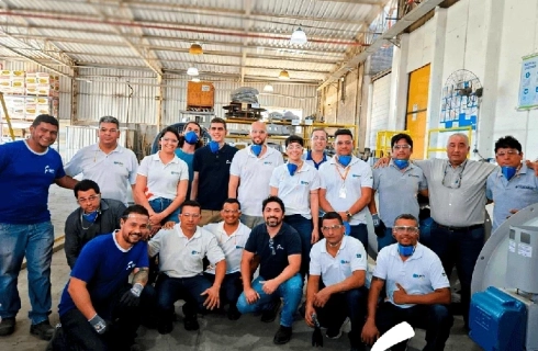 Treinamento de Manutenção para ventiladores de mineração