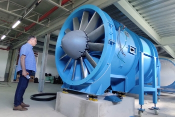 MONTAJE DEL TÚNEL DE VIENTO EN EL INSTITUTO SENAI DE INNOVACIÓN
